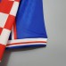 Croatia 1998 World Cup Away Blue Soccer Jersey